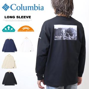 Columbia コロンビア ミラーズクレストグラフィック ロングスリーブティー バックプリント 長袖Tシャツ ロンT 長T メンズ 送料無料 PM0690｜rexone