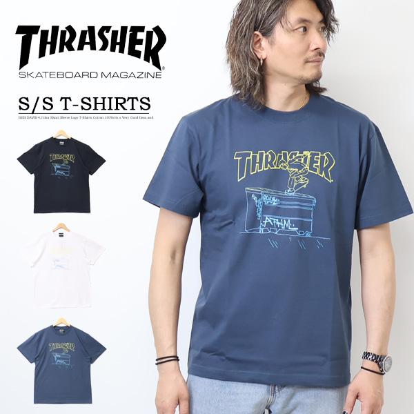 THRASHER スラッシャー 2012 JULY ステンシルアート 半袖Tシャツ メンズ TH91...