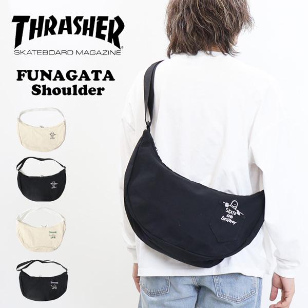 THRASHER スラッシャー キャンバス ショルダーバッグ マークゴンザレス メンズ 送料無料 T...