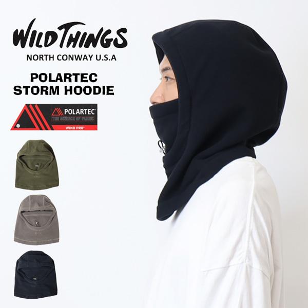 WILD THINGS ワイルドシングス ポーラテック ストームフーディ フリース ネックウォーマー...