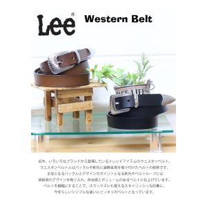 Lee リー ウエスタンベルト レザーベルト ...の詳細画像1