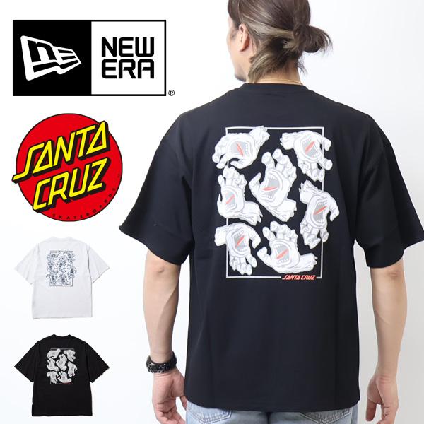 NEW ERA ニューエラ SANTA CRUZ サンタクルーズ コラボ 半袖Tシャツ オーバーサイ...
