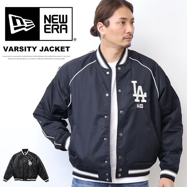 NEW ERA ニューエラ ナイロン バーシティージャケット ロサンゼルス・ドジャース スタジャン ...