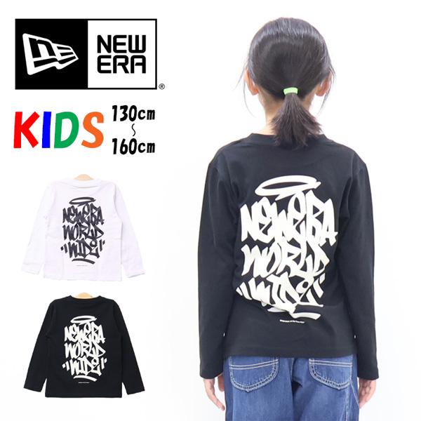 NEW ERA ニューエラ Youth キッズ 長袖Tシャツ コットン Tシャツ TAGGING タ...