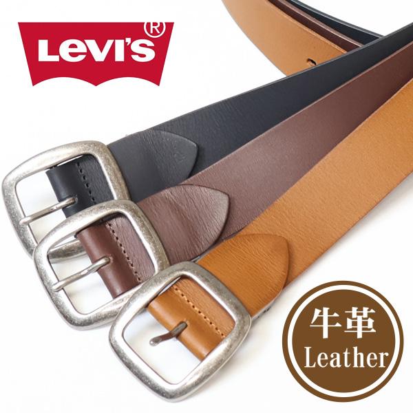 Levi's リーバイス ギャリソン レザーベルト 本革 メンズ フリーサイズ カット可 15116...