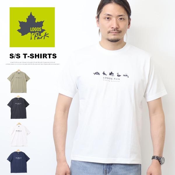 LOGOS Park ロゴスパーク プリント 半袖Tシャツ 半T メンズ 5233-0342