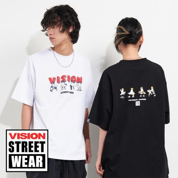 VISION STREET WEAR ビジョンストリートウェアー ゴーストスケーターズ発砲プリント ...