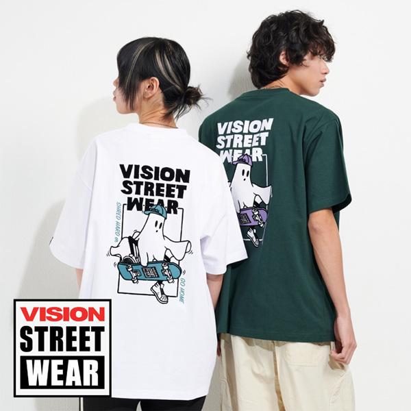 VISION STREET WEAR ビジョンストリートウェアー ゴーストスケーター フロッキープリ...
