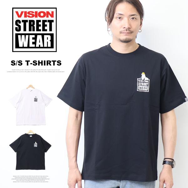 VISION STREET WEAR ビジョンストリートウェアー ワンポイント刺繍 ゴーストスケータ...