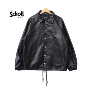 Schott ショット レザー コーチジャケッ...の詳細画像2