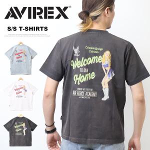 AVIREX（アヴィレックス） FELIX フィリックス コラボ プリント 半袖T