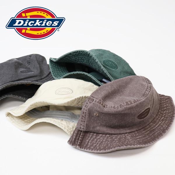 Dickies ディッキーズ ロゴ刺繍 ピグメント加工 バケットハット 帽子 バケハ メンズ レディ...