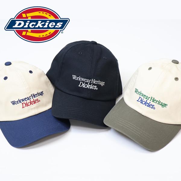 Dickies ディッキーズ ロゴ刺繍 2トーン ベースボールキャップ 帽子 メンズ レディース ユ...