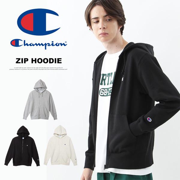 Champion チャンピオン スウェットジップパーカー 裏毛 ワンポイント スウェットパーカー フ...