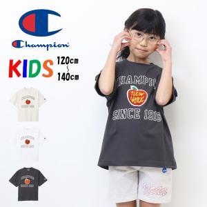 Champion（チャンピオン） キッズ ワンポイント刺繍 長袖 T