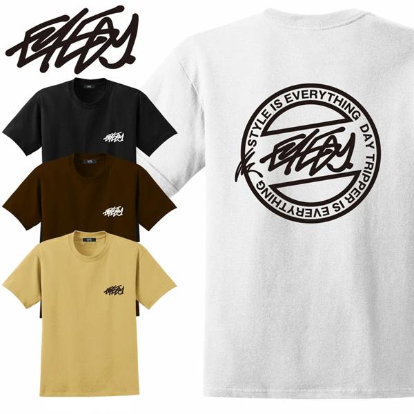 EYEDY アイディ プリント 半袖Tシャツ サークルロゴ 半T メンズ EYE-TM014