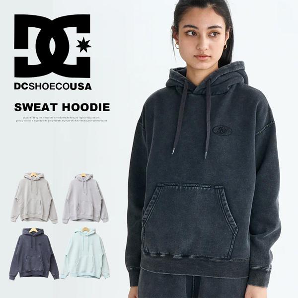 DC SHOES ディーシーシュー レディース ロゴアップリケ スウェットパーカー 裏起毛 プルパー...