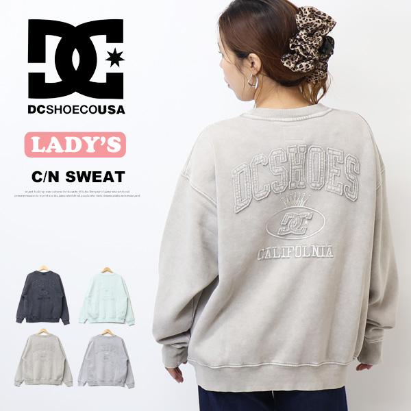 DC SHOES ディーシーシュー レディース ロゴアップリケ スウェットシャツ トレーナー 裏起毛...