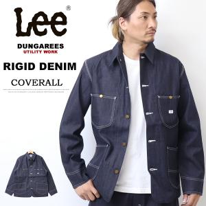 Lee リー ダンガリーズ DUNGAREES 生デニム リジット ロコジャケット カバーオール メンズ ナマデニム インディゴ未洗い LT0659