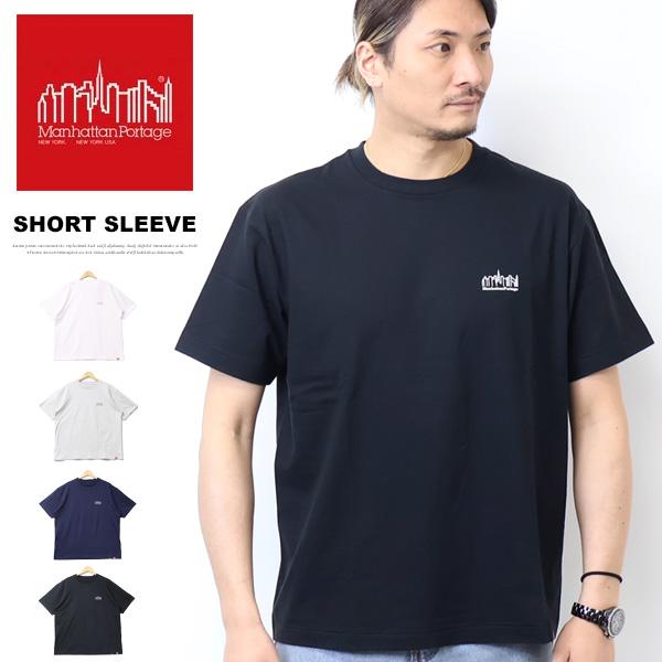 Manhattan Portage マンハッタンポーテージ プリント 半袖Tシャツ 半T メンズ M...