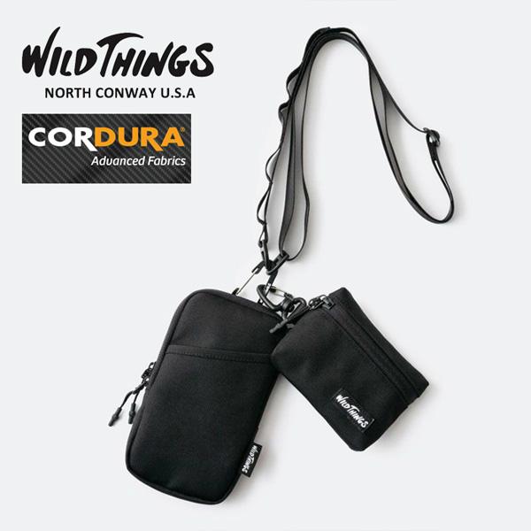 WILD THINGS ワイルドシングス バッグポリー コーデュラ ストラップ ポーチ 2個セット ...