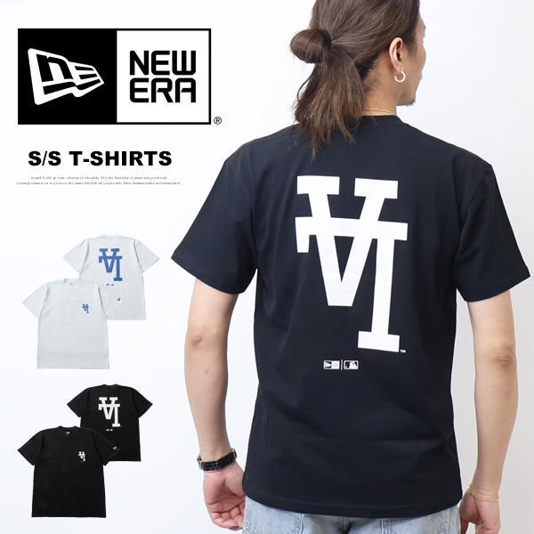NEW ERA ニューエラ 半袖Tシャツ コットン Tシャツ MLB Upside Down ロサン...