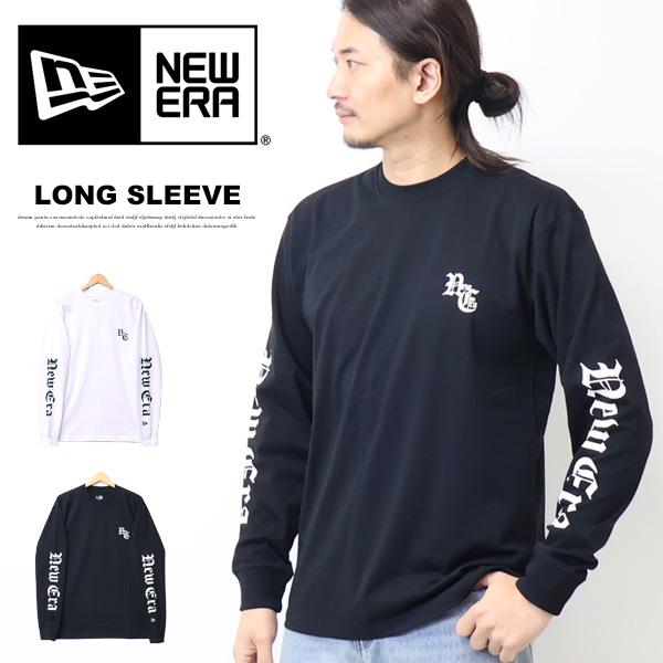 NEW ERA ニューエラ 長袖 コットン Tシャツ オールドイングリッシュ レギュラーフィット 長...