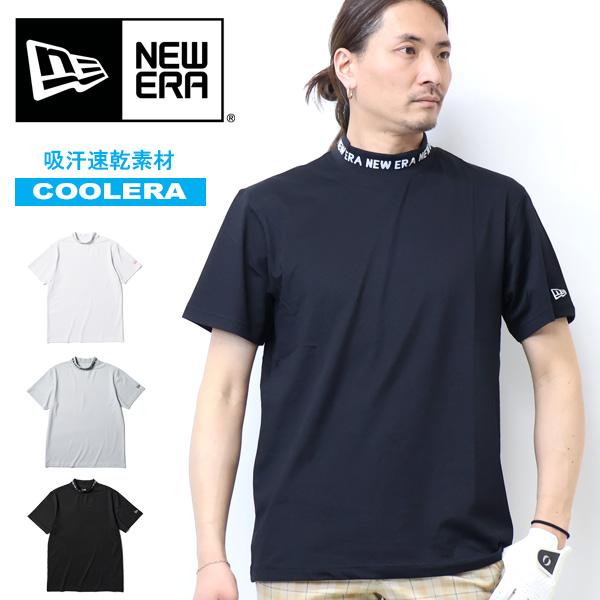 NEW ERA GOLF ニューエラ ゴルフ 半袖 ミッドネック Tシャツ 鹿の子 モックネック 半...