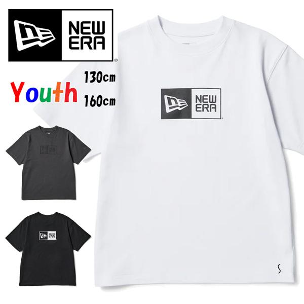 NEW ERA ニューエラ Youth キッズ 半袖Tシャツ 半袖 コットン Tシャツ Box Lo...