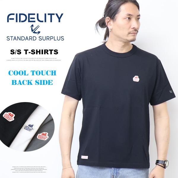 FIDELITY フィデリティ ワンポイント 半袖Tシャツ 半T メンズ 26575113