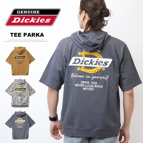 GENUINE Dickies ジェニュイン ディッキーズ Tパーカー 半袖Tシャツ 半T ビッグシ...