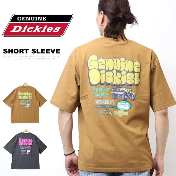 GENUINE Dickies ジェニュイン ディッキーズ バブルロゴプリント 半袖Tシャツ 半T ...