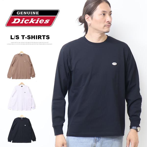 GENUINE Dickies ジェニュイン ディッキーズ ミニワッペン 長袖Tシャツ ロンT 長T...