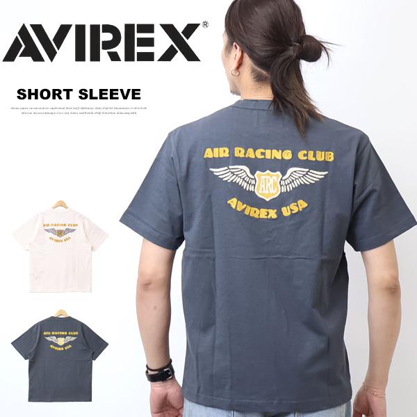 AVIREX アヴィレックス AARC ヘンリーネック 半袖Tシャツ アビレックス メンズ 半T ア...