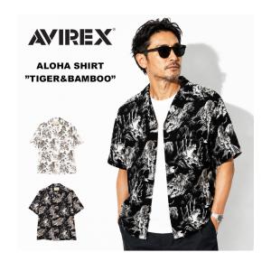 AVIREX アヴィレックス アロハシャツ T...の詳細画像1