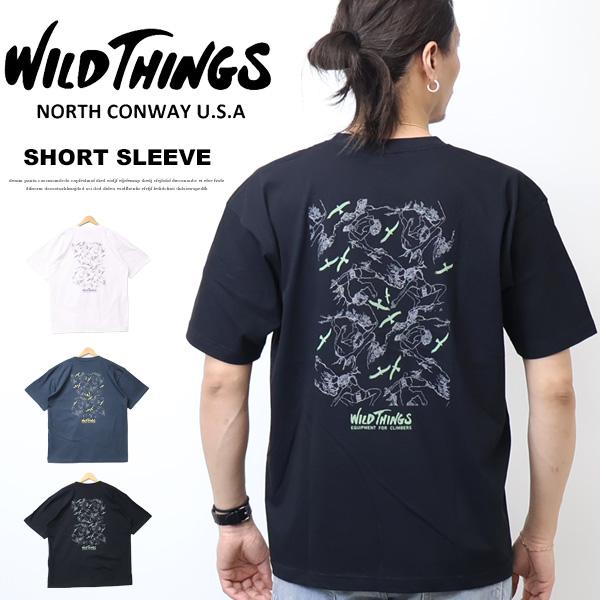 WILD THINGS ワイルドシングス 80'S CLIMBER TEE 半袖Tシャツ 半T エイ...