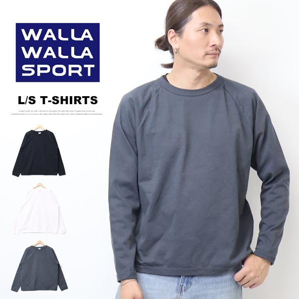 WALLA WALLA SPORT ワラワラスポーツ 9oz ロングスリーブ ラグラン リブ ルーズ...