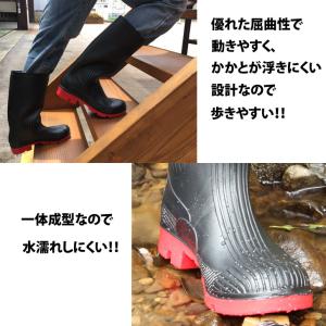 レインブーツ ワークブーツ 長靴 雨靴 農作業...の詳細画像1