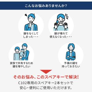 スーツケース 鍵 TSA C102専用の詳細画像2