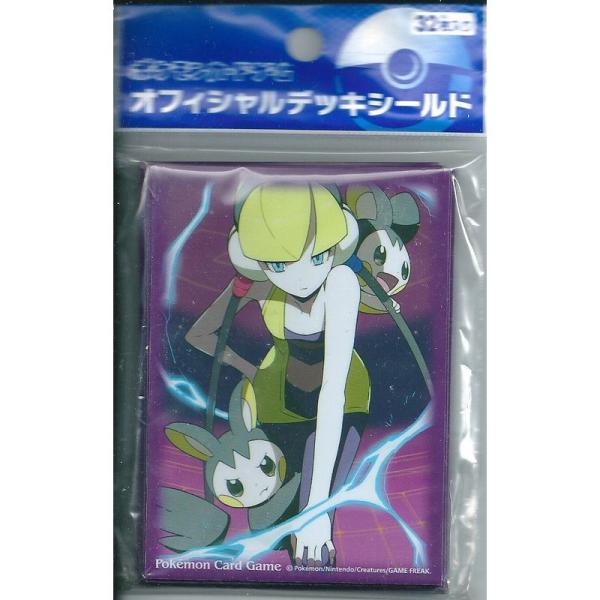 ポケモンカード オフィシャルデッキシールド スリーブ カミツレ 32枚入り