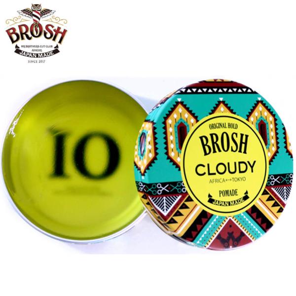 ブロッシュ ポマード クラウディ 水性 115g BROSH x CLOUDY POMADE 整髪料...