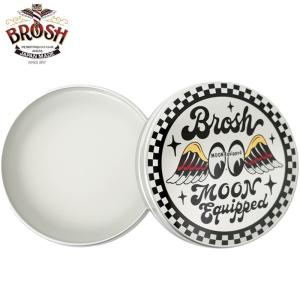 ブロッシュ ポマード ムーンアイズ 水性 115g BROSH x MOON EQUIPPED POMADE  整髪料 日本製 ワックス スタイリング剤 グリース｜rezar