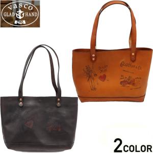 グラッドハンド×ヴァスコ　トートバッグ vasco（ヴァスコ） 最大51% 5/27から トートバッグ メンズ レザー 本革