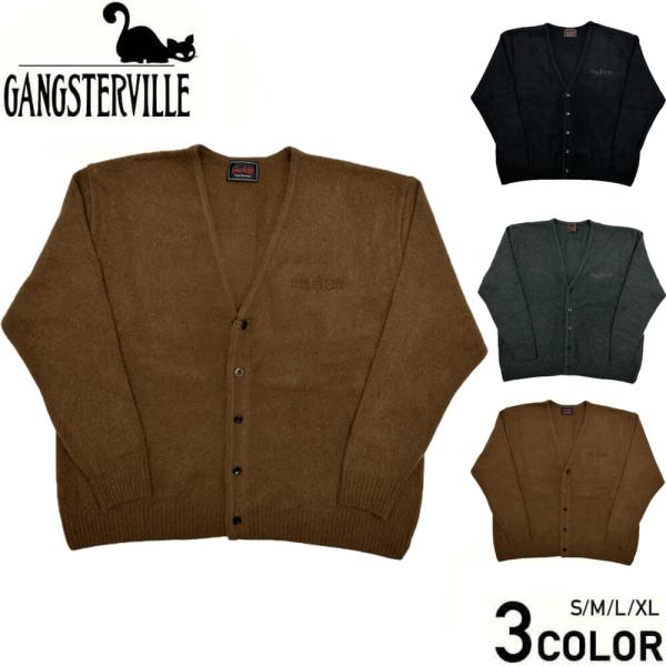 ギャングスタービル ラクーン カーディガン メンズ GANGSTERVILLE SACRED HEA...