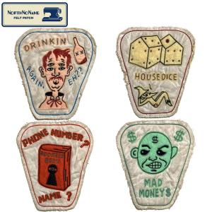 ノースノーネーム フェルトパッチ ワッペン NORTH NO NAME FELT PATCH