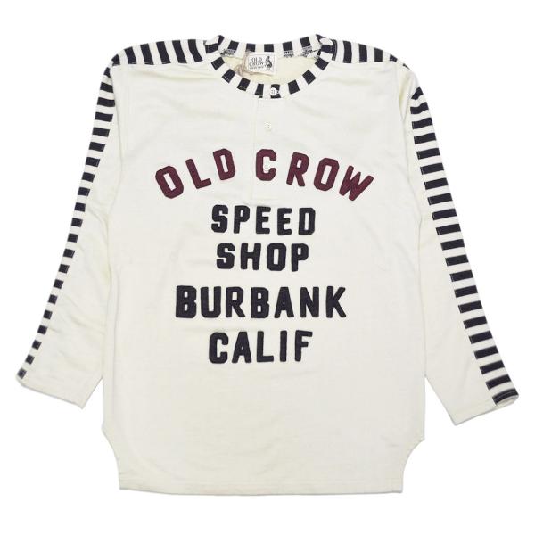 OLD CROW MOTORCYCLE - L/S T-SHIRTS (IVORY) オールドクロウ...