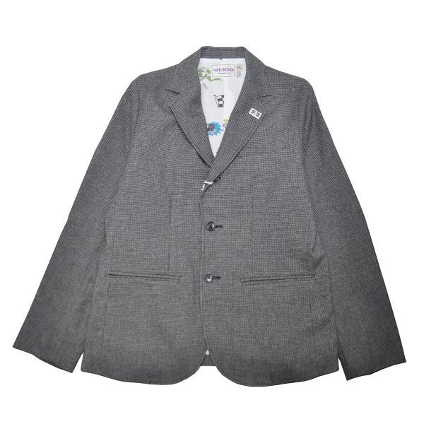 WEIRDO BICYCLE PLATES - JACKET (HDTH)ウィアード 千鳥格子 テー...