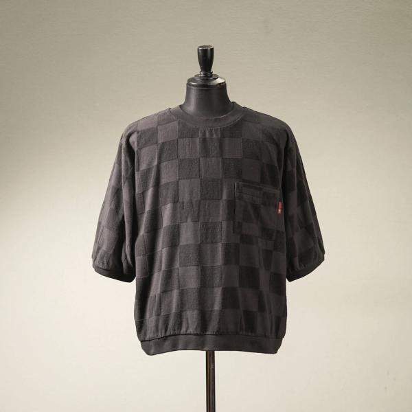 ウィアード チェッカー ハーフスリーブ スウェット 今治パイル メンズ WEIRDO CHECKER...