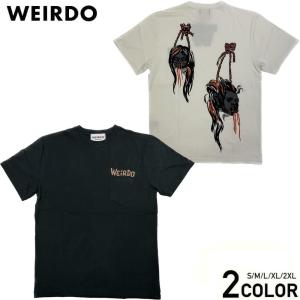 ウィアード Tシャツ 半袖 クルーネック ポケット メンズ WEIRDO VOODOO HEAD - S/S T-SHIRTS GLADHAND グラッドハンド GANGSTERVILLE ギャングスタービル｜rezar