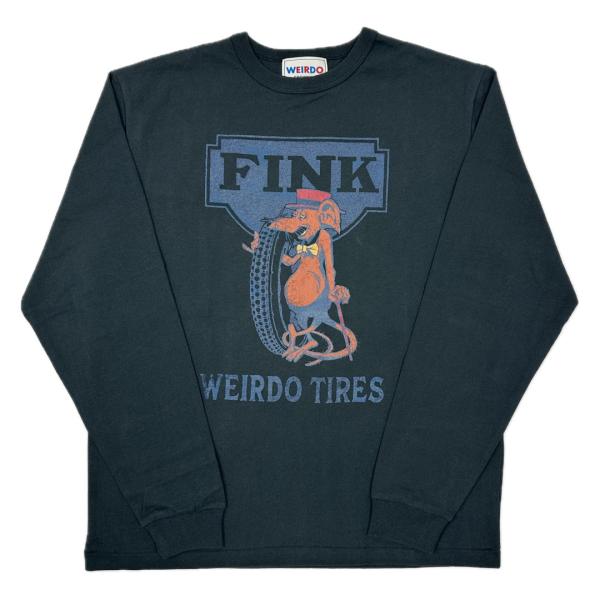 ウィアード クルーネック 長袖 Tシャツ ロンT メンズ WEIRDO WRD FINK - L/S...